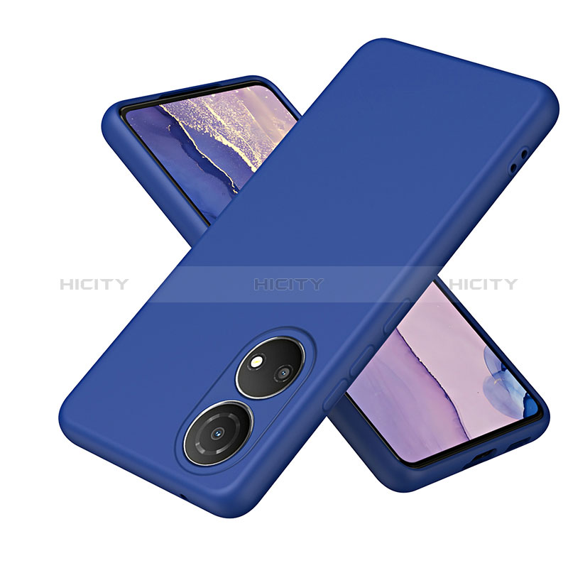 Funda Silicona Ultrafina Goma 360 Grados Carcasa H01P para Huawei Honor X7 Azul