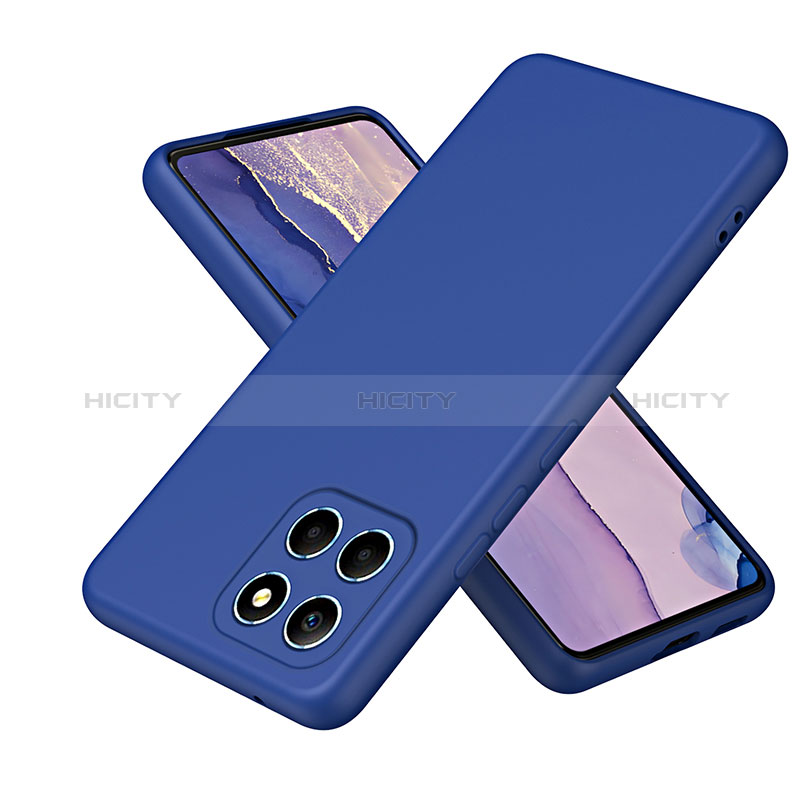 Funda Silicona Ultrafina Goma 360 Grados Carcasa H01P para Huawei Honor X8a 4G Azul