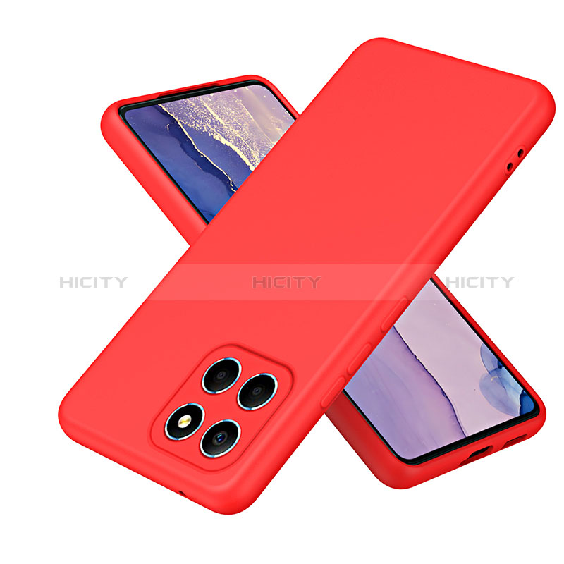 Funda Silicona Ultrafina Goma 360 Grados Carcasa H01P para Huawei Honor X8a 4G Rojo