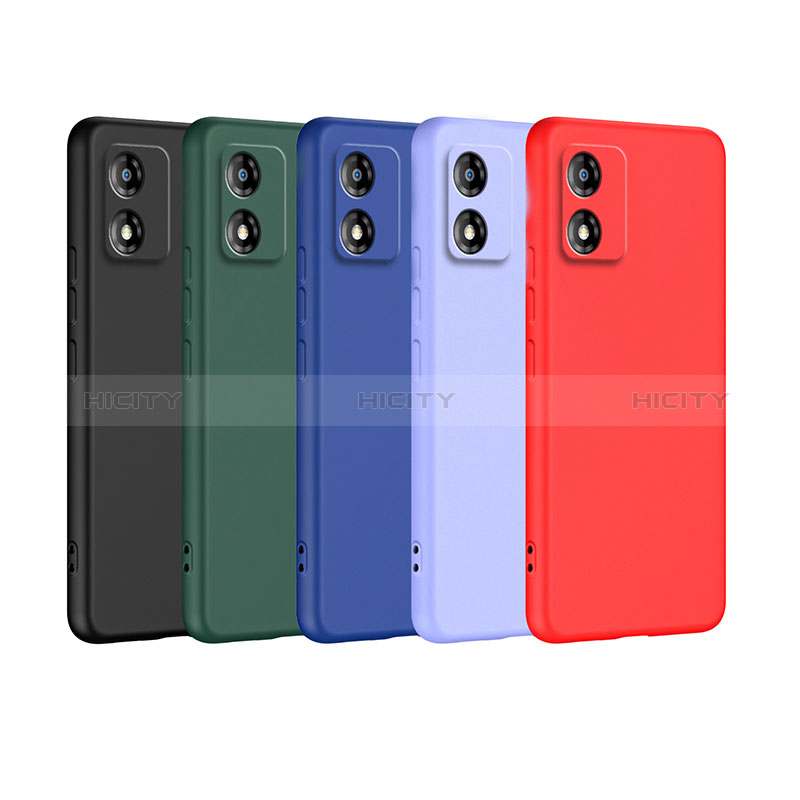 Funda Silicona Ultrafina Goma 360 Grados Carcasa H01P para Motorola Moto E13