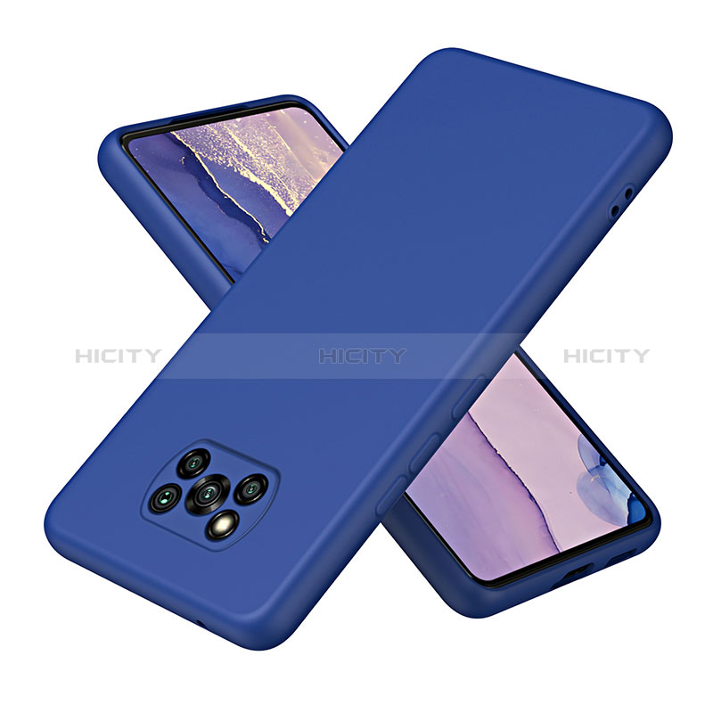 Funda Silicona Ultrafina Goma 360 Grados Carcasa H01P para Xiaomi Poco X3 Pro Azul