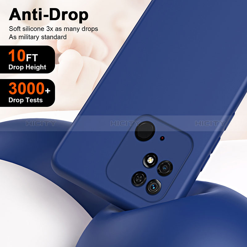 Funda Silicona Ultrafina Goma 360 Grados Carcasa H01P para Xiaomi Redmi 10 India