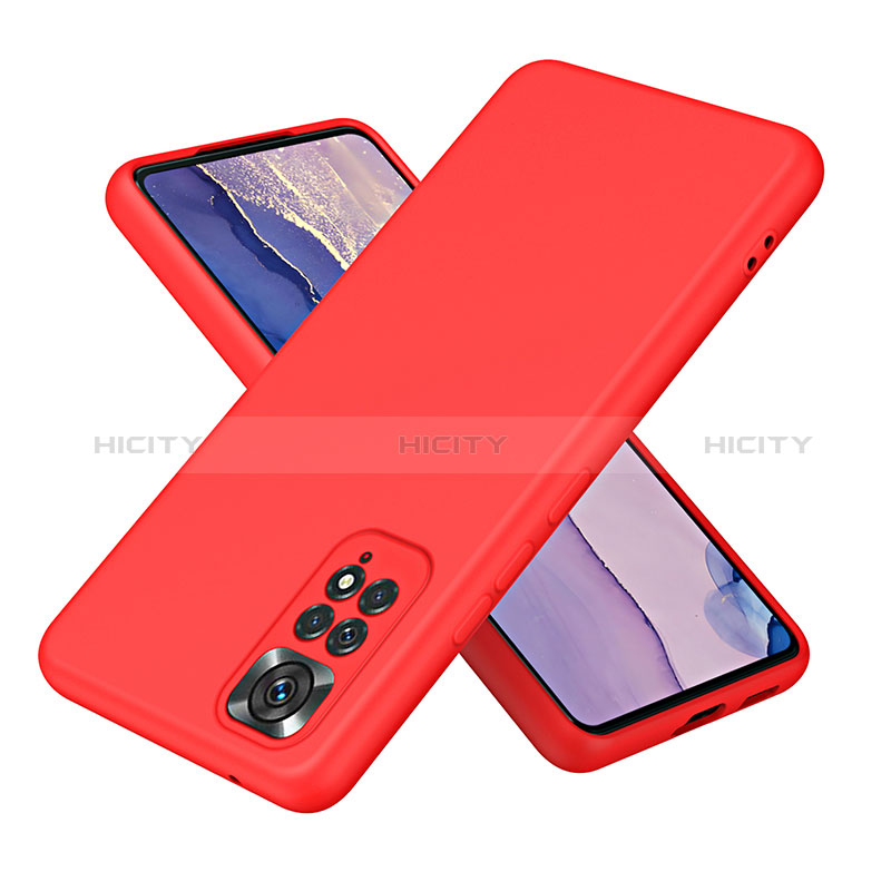 Funda Silicona Ultrafina Goma 360 Grados Carcasa H01P para Xiaomi Redmi Note 11 4G (2022) Rojo