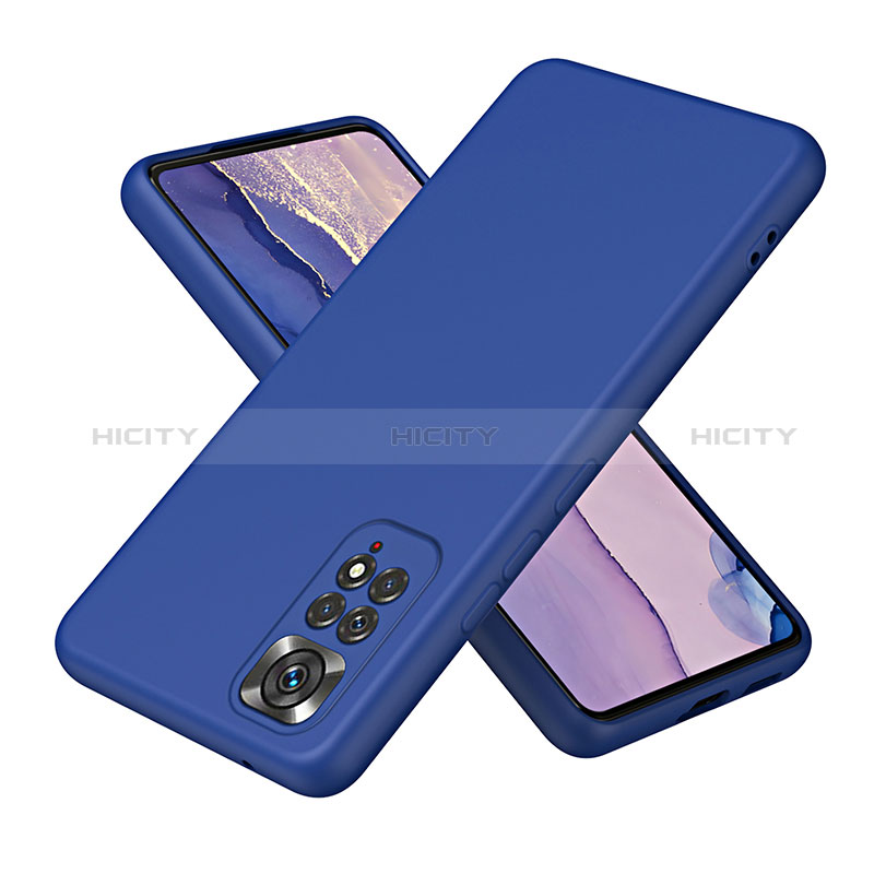 Funda Silicona Ultrafina Goma 360 Grados Carcasa H01P para Xiaomi Redmi Note 11 Pro 5G Azul