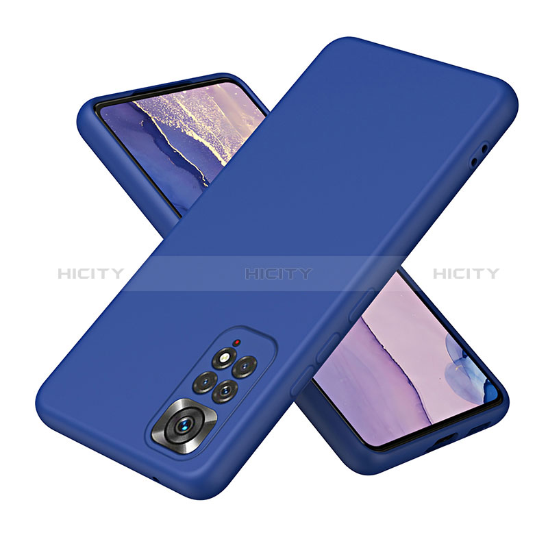 Funda Silicona Ultrafina Goma 360 Grados Carcasa H01P para Xiaomi Redmi Note 11S 4G Azul