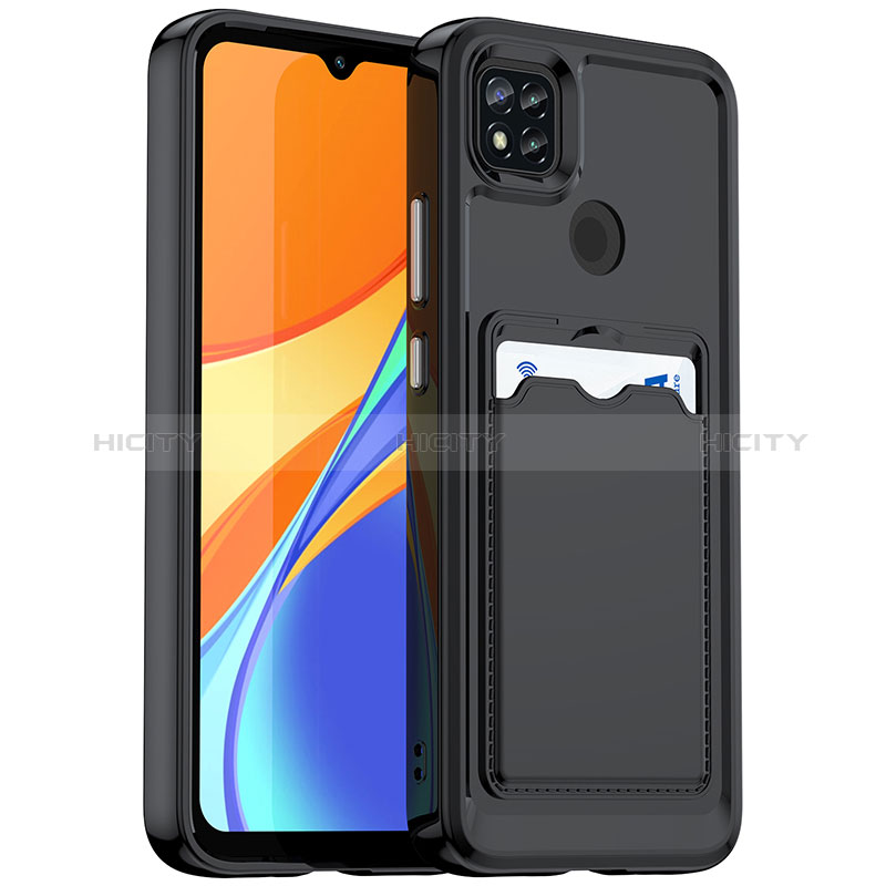 Funda Silicona Ultrafina Goma 360 Grados Carcasa HD1 para Xiaomi Redmi 9 Activ Negro