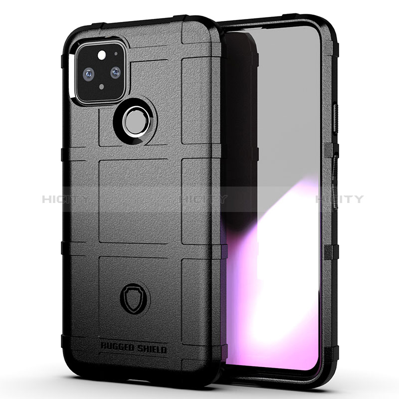 Funda Silicona Ultrafina Goma 360 Grados Carcasa J01S para Google Pixel 4a 5G Negro