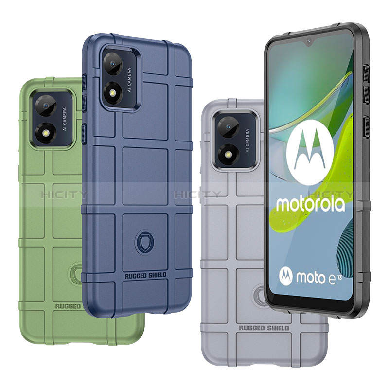 Funda Silicona Ultrafina Goma 360 Grados Carcasa J01S para Motorola Moto E13