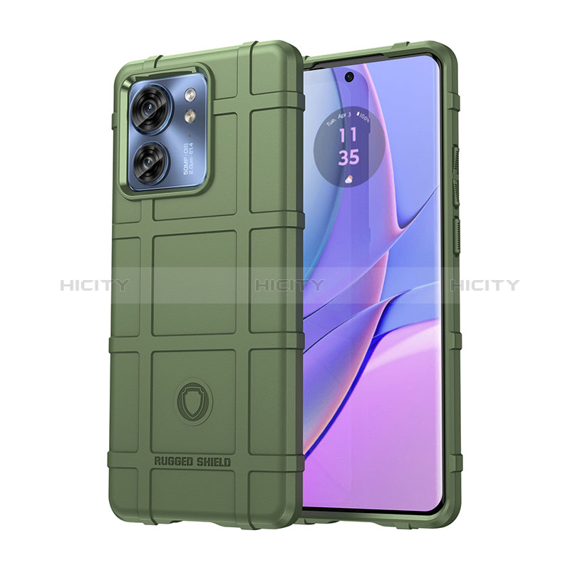 Funda Silicona Ultrafina Goma 360 Grados Carcasa J01S para Motorola Moto Edge (2023) 5G Verde