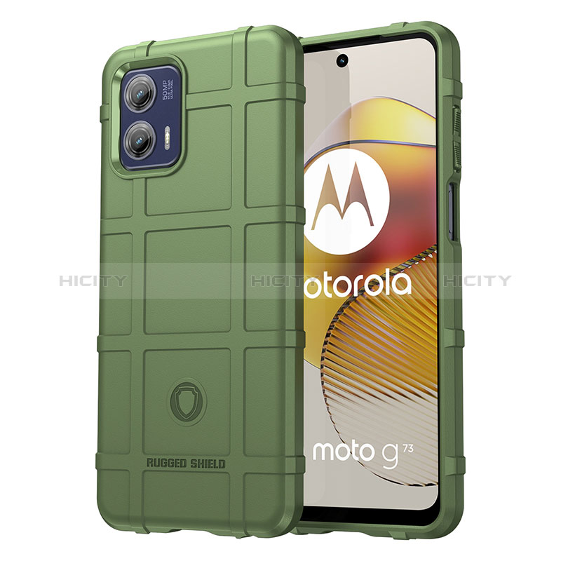 Funda Silicona Ultrafina Goma 360 Grados Carcasa H01P para Motorola Moto G73  5G Morado