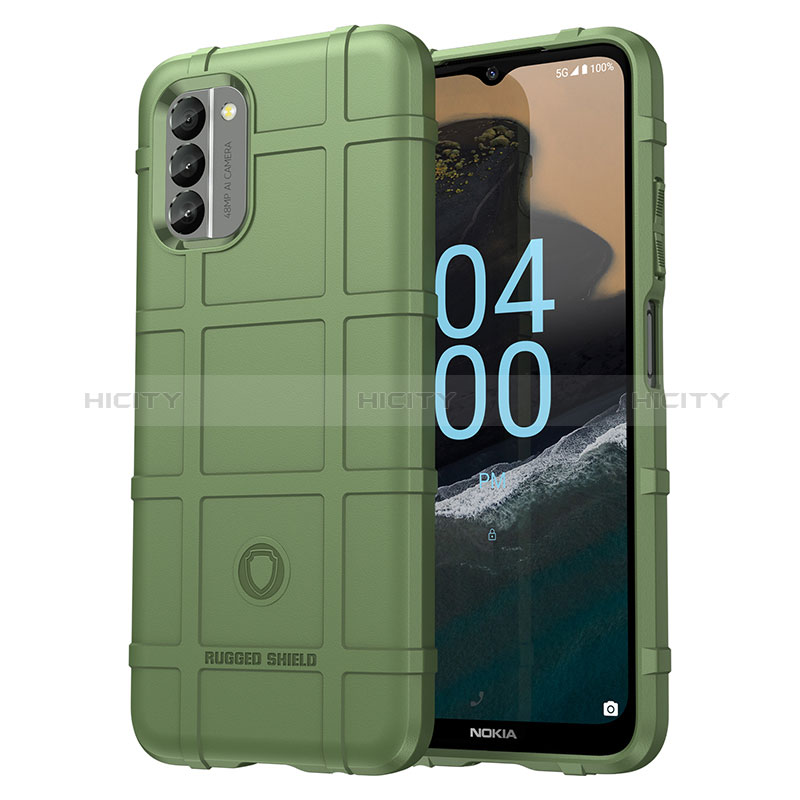 Funda Silicona Ultrafina Goma 360 Grados Carcasa J01S para Nokia G400 5G Verde