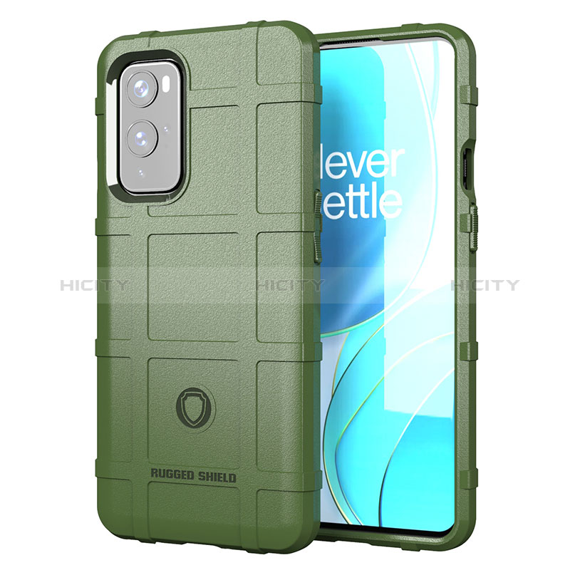 Funda Silicona Ultrafina Goma 360 Grados Carcasa J01S para OnePlus 9 5G Verde