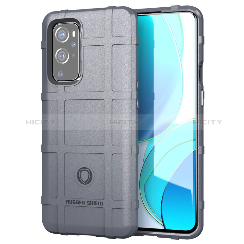 Funda Silicona Ultrafina Goma 360 Grados Carcasa J01S para OnePlus 9 Pro 5G Gris