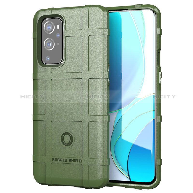 Funda Silicona Ultrafina Goma 360 Grados Carcasa J01S para OnePlus 9 Pro 5G Verde