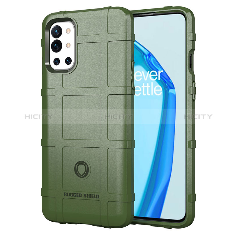 Funda Silicona Ultrafina Goma 360 Grados Carcasa J01S para OnePlus 9R 5G Verde