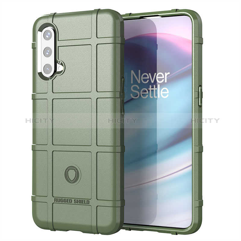 Funda Silicona Ultrafina Goma 360 Grados Carcasa J01S para OnePlus Nord CE 5G Verde