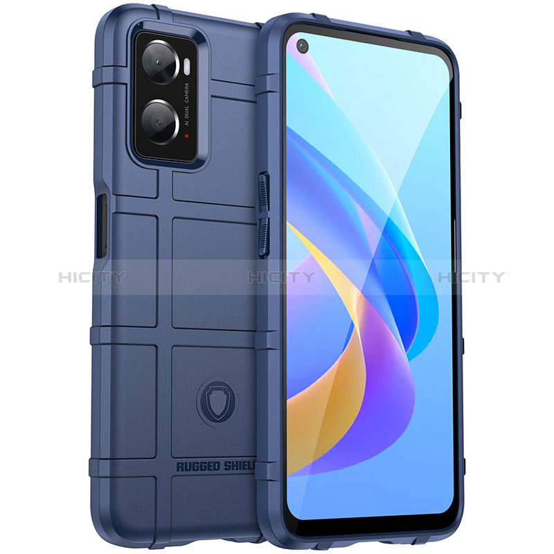 Funda Silicona Ultrafina Goma 360 Grados Carcasa J01S para Oppo A36 Azul