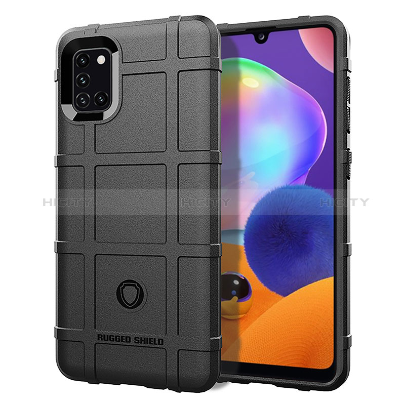 Funda Silicona Ultrafina Goma 360 Grados Carcasa J01S para Samsung Galaxy A31 Negro