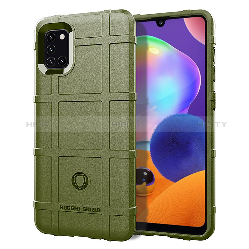 Funda Silicona Ultrafina Goma 360 Grados Carcasa J01S para Samsung Galaxy A31 Verde