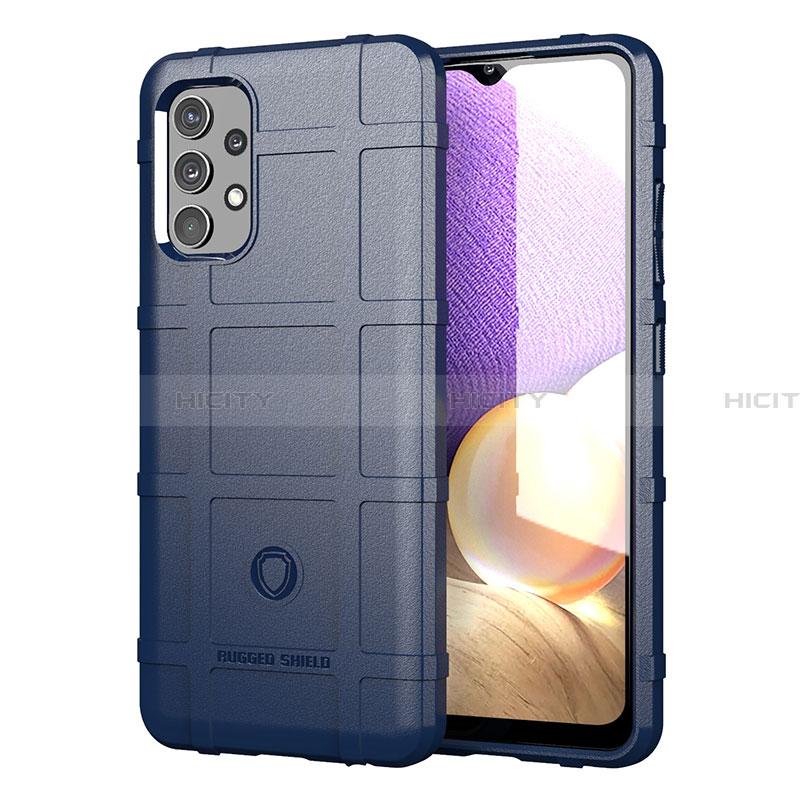 Funda Silicona Ultrafina Goma 360 Grados Carcasa J01S para Samsung Galaxy A32 5G Azul