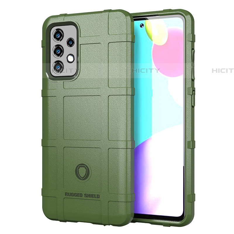 Funda Silicona Ultrafina Goma 360 Grados Carcasa J01S para Samsung Galaxy A52 4G Verde