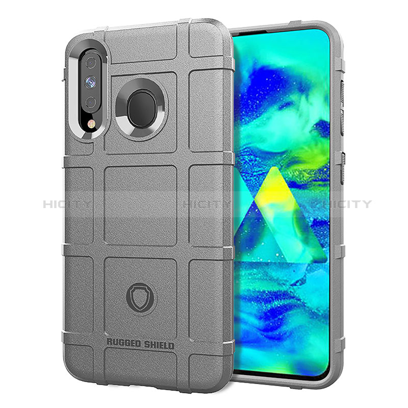 Funda Silicona Ultrafina Goma 360 Grados Carcasa J01S para Samsung Galaxy A60 Gris