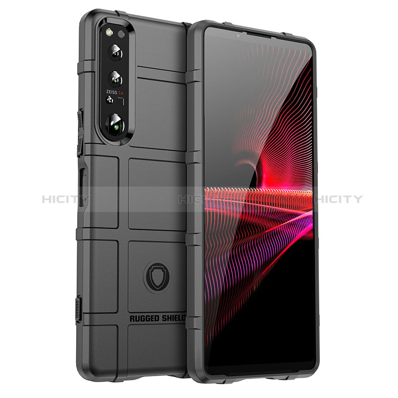 Funda Silicona Ultrafina Goma 360 Grados Carcasa J01S para Sony Xperia 1 IV Negro