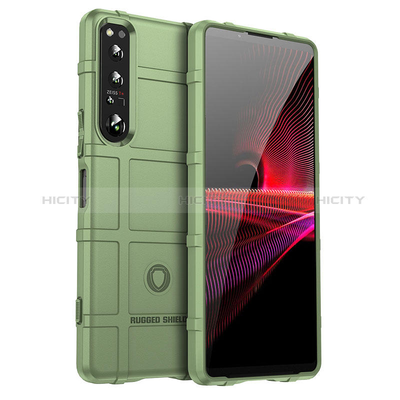 Funda Silicona Ultrafina Goma 360 Grados Carcasa J01S para Sony Xperia 1 IV Verde