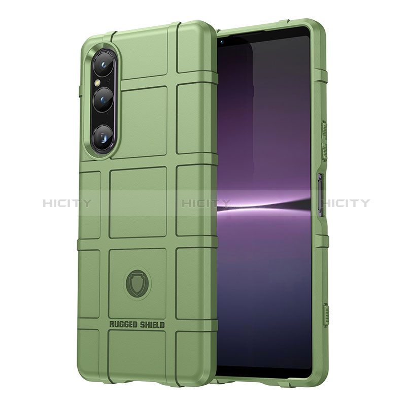 Funda Silicona Ultrafina Goma 360 Grados Carcasa J01S para Sony Xperia 1 V Verde