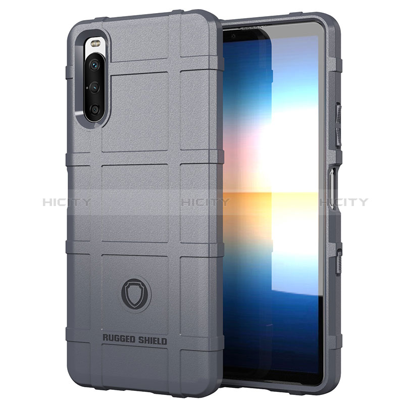 Funda Silicona Ultrafina Goma 360 Grados Carcasa J01S para Sony Xperia 10 III Gris