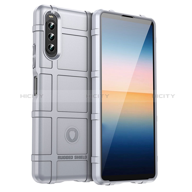 Funda Silicona Ultrafina Goma 360 Grados Carcasa J01S para Sony Xperia 10 IV Gris