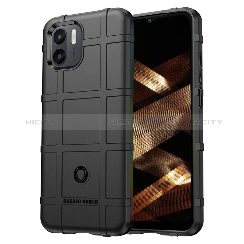 Funda Silicona Ultrafina Goma 360 Grados Carcasa J01S para Xiaomi Poco C50 Negro