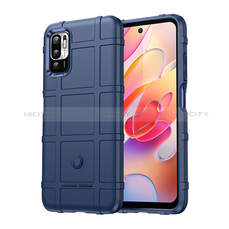 Funda Silicona Ultrafina Goma 360 Grados Carcasa J01S para Xiaomi POCO M3 Pro 5G Azul