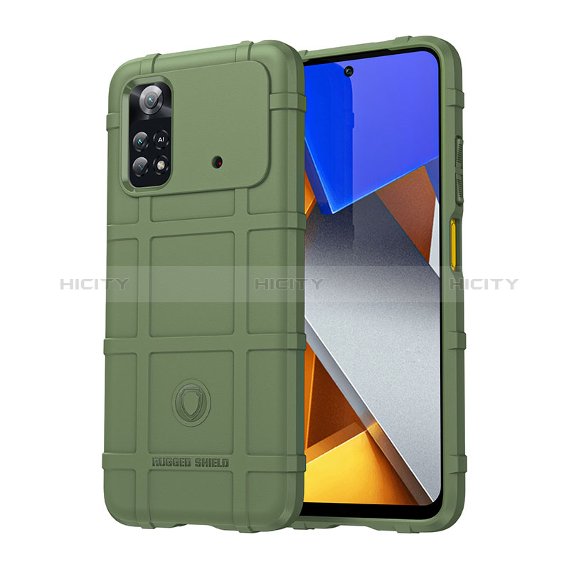 Funda Silicona Ultrafina Goma 360 Grados Carcasa J01S para Xiaomi Poco M4 Pro 4G Verde