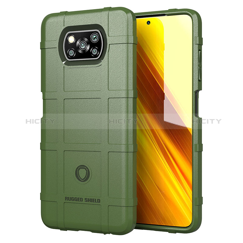 Funda Silicona Ultrafina Goma 360 Grados Carcasa J01S para Xiaomi Poco X3 NFC Verde