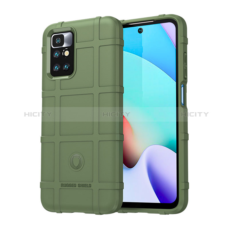 Funda Silicona Ultrafina Goma 360 Grados Carcasa J01S para Xiaomi Redmi 10 (2022) Verde