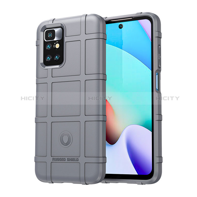 Funda Silicona Ultrafina Goma 360 Grados Carcasa J01S para Xiaomi Redmi 10 4G Gris