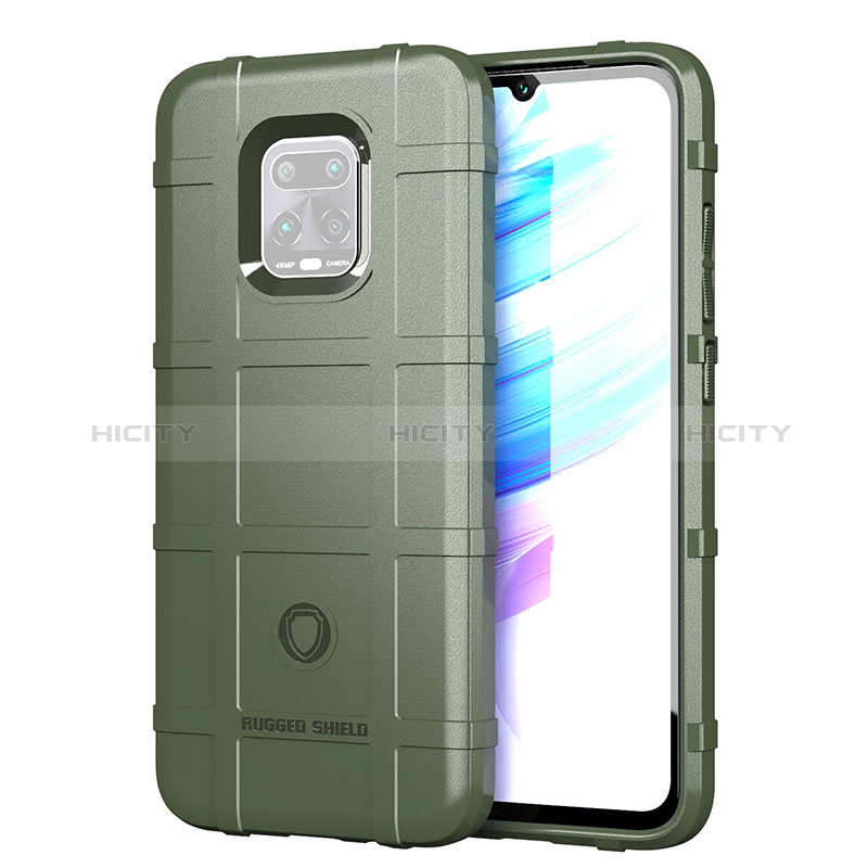 Funda Silicona Ultrafina Goma 360 Grados Carcasa J01S para Xiaomi Redmi 10X Pro 5G Verde