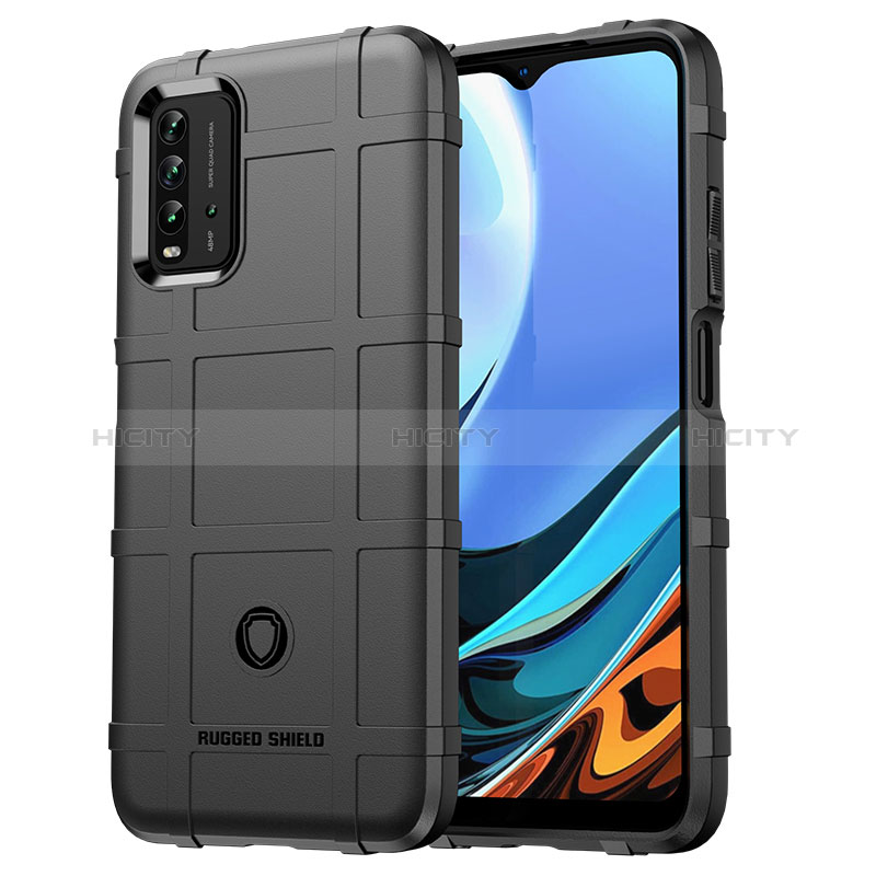 Funda Silicona Ultrafina Goma 360 Grados Carcasa J01S para Xiaomi Redmi 9 Power Negro