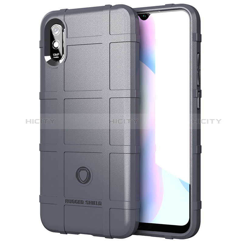 Funda Silicona Ultrafina Goma 360 Grados Carcasa J01S para Xiaomi Redmi 9A Gris