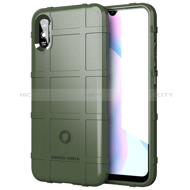 Funda Silicona Ultrafina Goma 360 Grados Carcasa J01S para Xiaomi Redmi 9i Verde