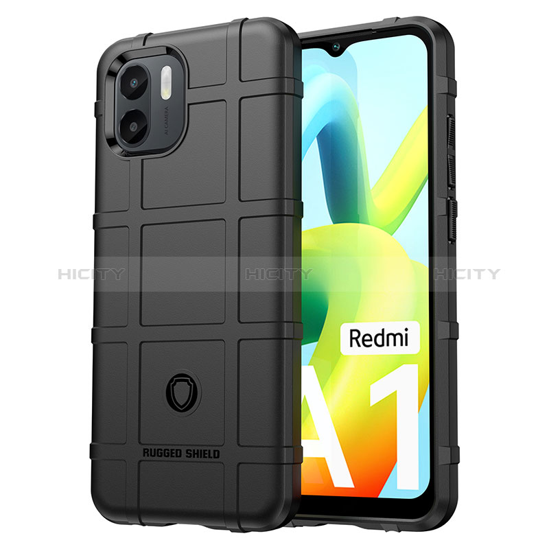 Funda Silicona Ultrafina Goma 360 Grados Carcasa J01S para Xiaomi Redmi A1 Negro