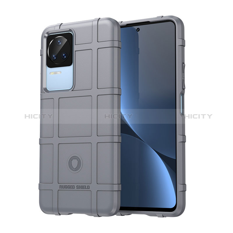 Funda Silicona Ultrafina Goma 360 Grados Carcasa J01S para Xiaomi Redmi K50 Pro 5G Gris