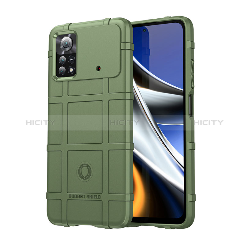 Funda Silicona Ultrafina Goma 360 Grados Carcasa J01S para Xiaomi Redmi Note 11E Pro 5G Verde