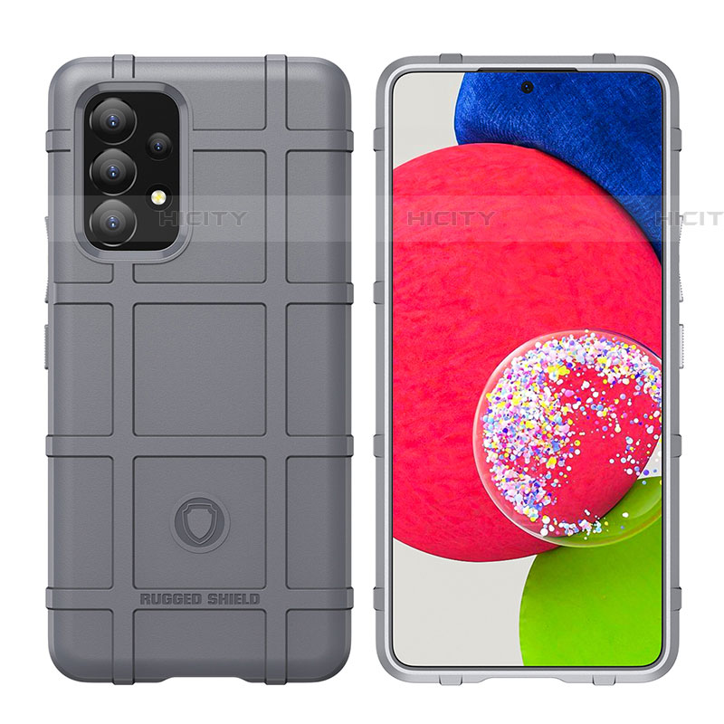 Funda Silicona Ultrafina Goma 360 Grados Carcasa J02S para Samsung Galaxy A53 5G Gris