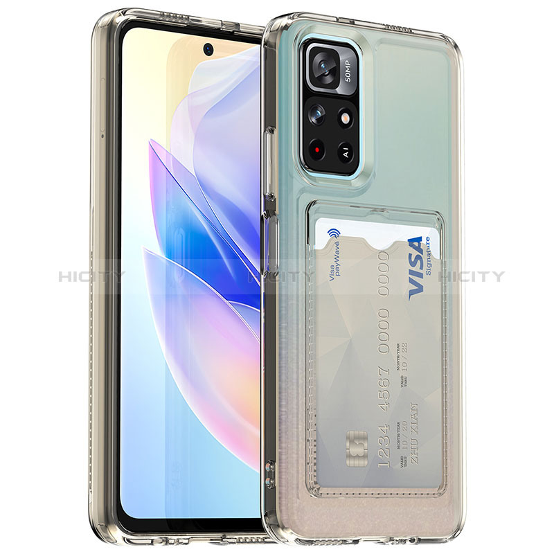 Funda Silicona Ultrafina Goma 360 Grados Carcasa J02S para Xiaomi Poco M4 Pro 5G Gris