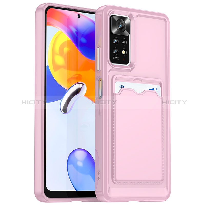 Funda Silicona Ultrafina Goma 360 Grados Carcasa J02S para Xiaomi Poco X4 NFC Rosa