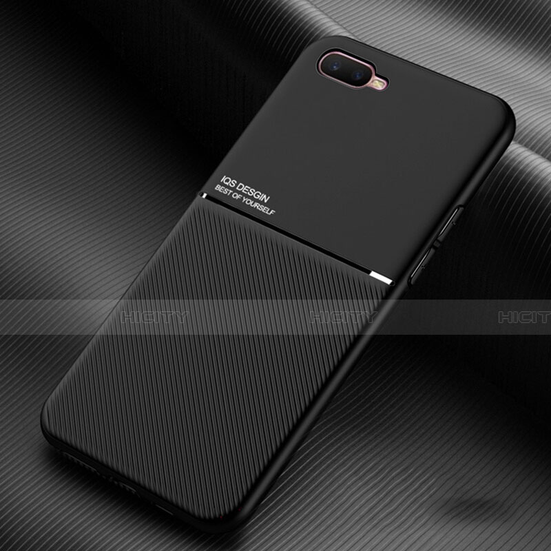 Funda Silicona Ultrafina Goma 360 Grados Carcasa L01 para Oppo K1 Negro