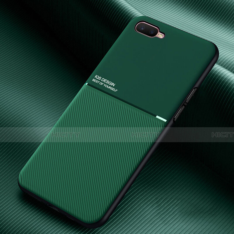 Funda Silicona Ultrafina Goma 360 Grados Carcasa L01 para Oppo K1 Verde