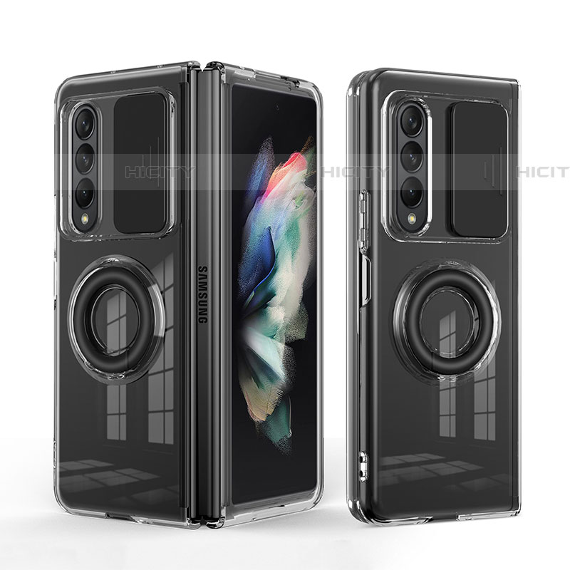 Funda Silicona Ultrafina Goma 360 Grados Carcasa MJ1 para Samsung Galaxy Z Fold4 5G Negro